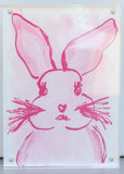 Multi Bunny Original 5 x 7"