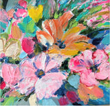 Bright Bouquet, framed 13x15"