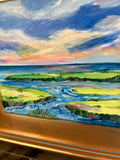 On The Marsh, framed 13x15"