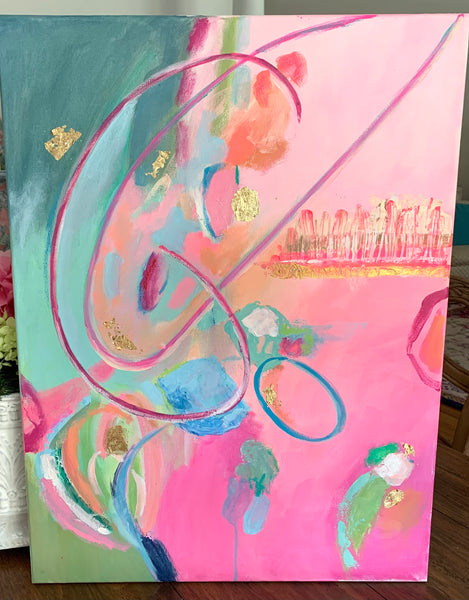 Ring Toss Pink 18x23