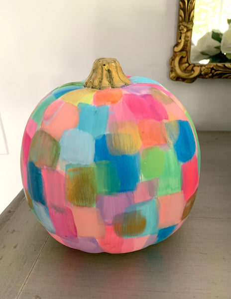 Celebration Colorblock Pumpkin $49 and $69