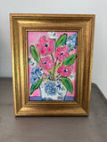 SALE Framed 5x7 Floral Art #!