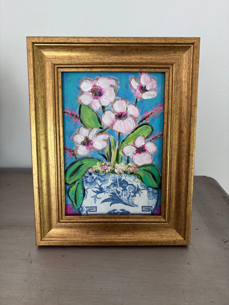 SALE Framed 5x7 White Orchids #2