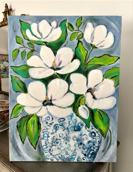 Souther Magnolias 18x24"