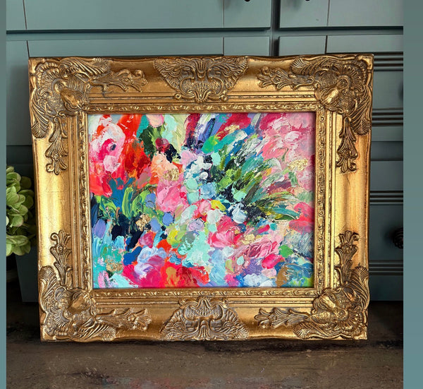 "Color Dance" in a 13x17" Frame