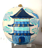 9' Blue Pagoda Pumpkin