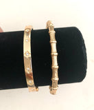 Gold Rhinestone Bangle