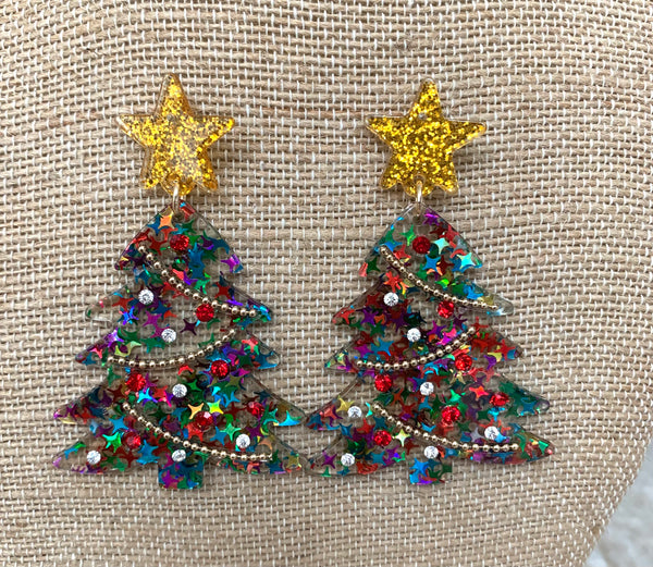 Christmas Tree Earrings