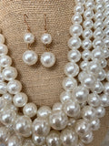 Multi Strand Pearl Set