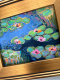 Pink Water Lilies 12x15"