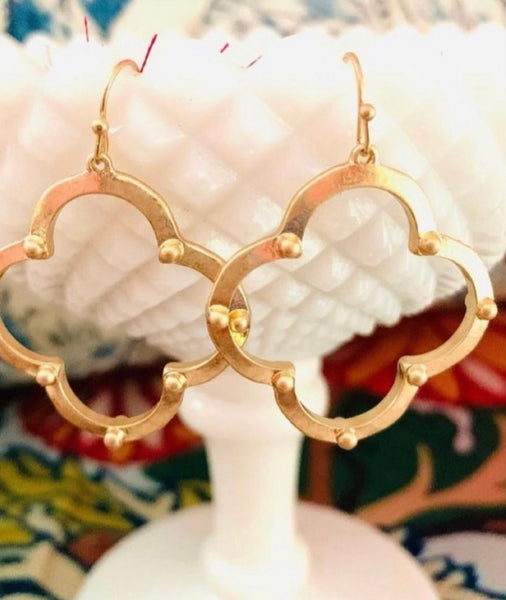 Quatrefoil  Earrings