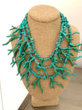 Faux Coral Necklace