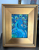 Blue Peacock 10x13"