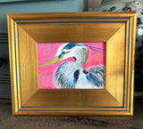 Blue Heron #2 10x13"