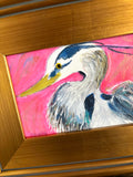 Blue Heron #2 10x13"