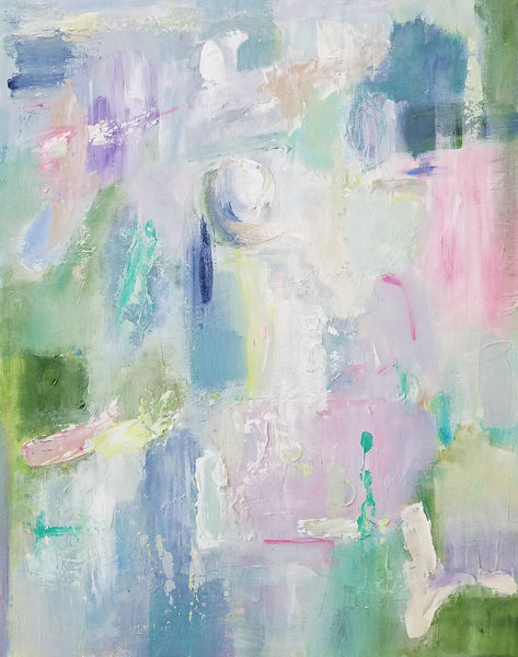 Abstract Soft Hues 16x20