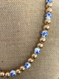 Chinoiserie Bead Necklace and Earring Set