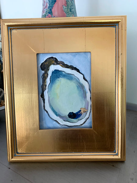 Framed Oyster Painting