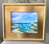 Seascape With Fence 14x17