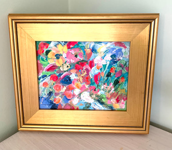 Thick Paint Framed Abstract