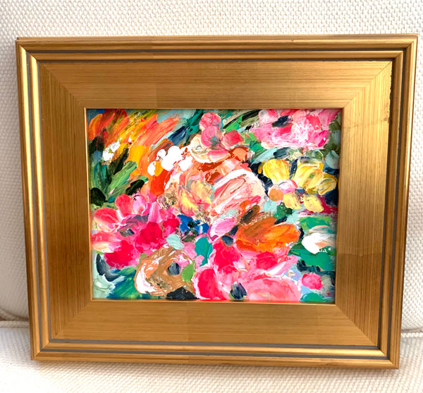 Thick Paint "Golden Garden"