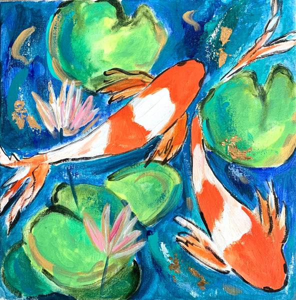 Koi Pond #1 12x12