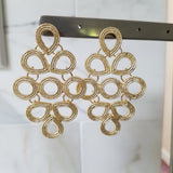 Teardrop Links Earrings