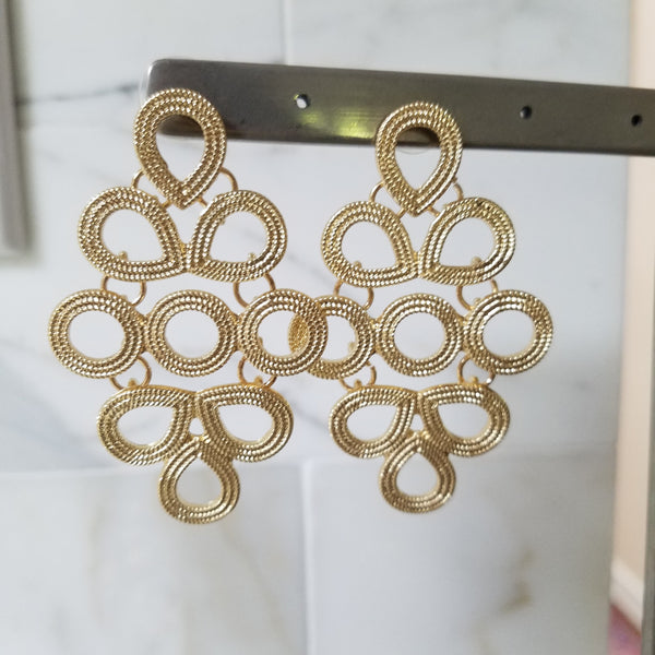 Teardrop Links Earrings