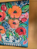 Bright Pagoda Floral 14x17