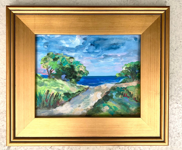 Thick Paint "Walk to the Water"