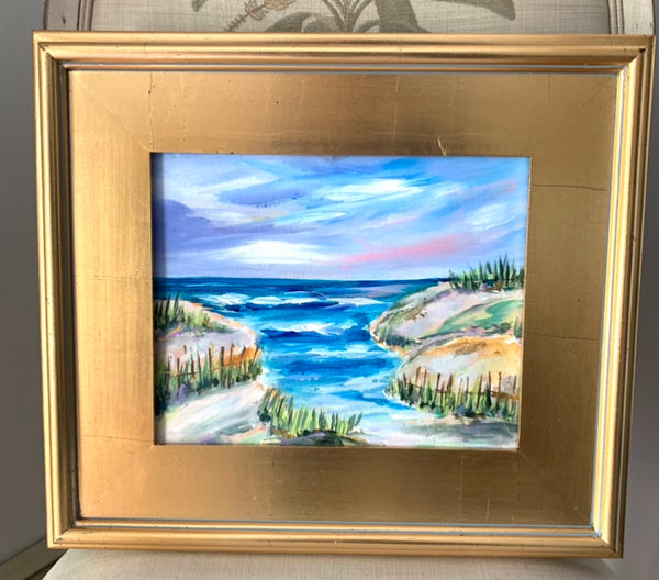 SALE Seascape With Fence  13x15'