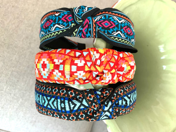 Embroidered Headbands