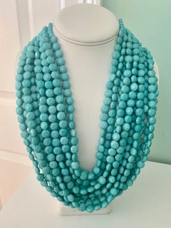 Turquoise Multi-Strand Necklace