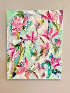 Scattered Flowers Thick 16x20