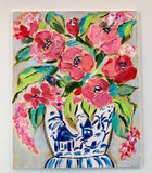 Red Chinoiserie Floral