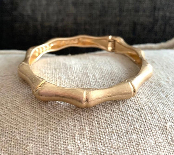 Gold Bamboo Bangle