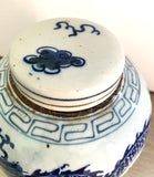 Blue Dragon Ginger Jar