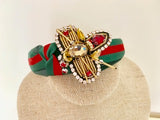 Headband With Rhinestone Bee