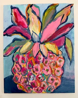 8x10 Pineapple Painting