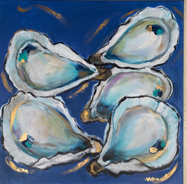24x24 Golden Oysters