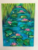 18x24" Lily Pond"