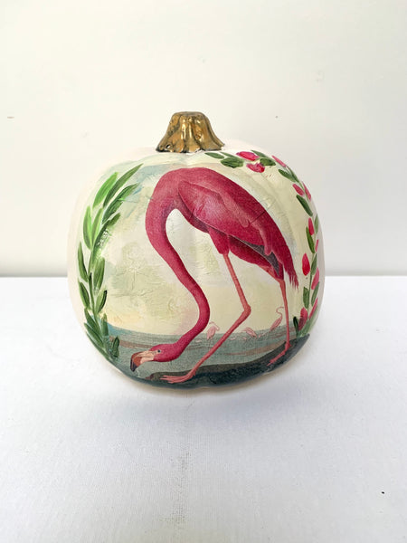 Small Flamingo Pumpkin