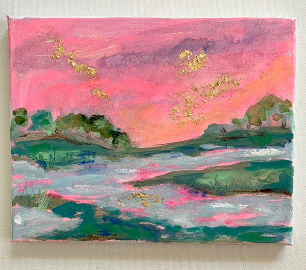 Pink Marsh 8x10"