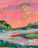 Pink Marsh 8x10"