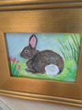 SALE Brown Bunny  9x12