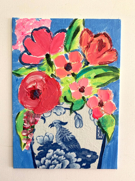 5x7 Mixed Media Florqal