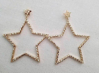 Gold Star Earrings