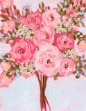 Pink Floral Bouquet Print