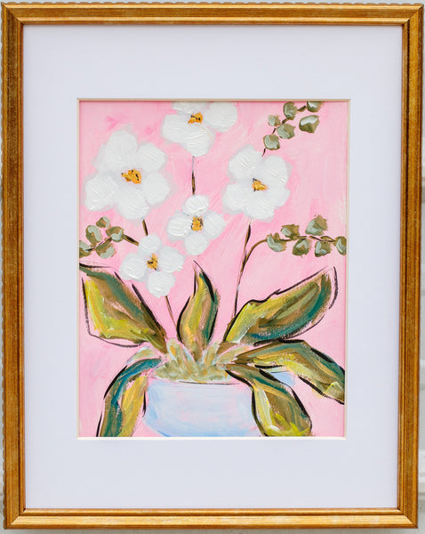 Pink Orchid Framed 11 x 14