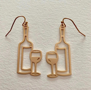 Wine Bottle Earrings